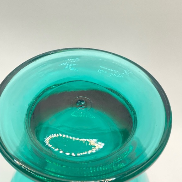 Pair of Cristar Lexington Teal Footed Water Goblets - Picture 5 of 7